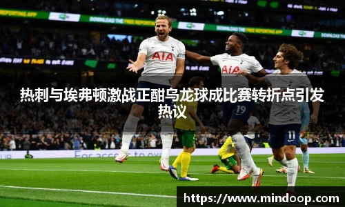 热刺与埃弗顿激战正酣乌龙球成比赛转折点引发热议